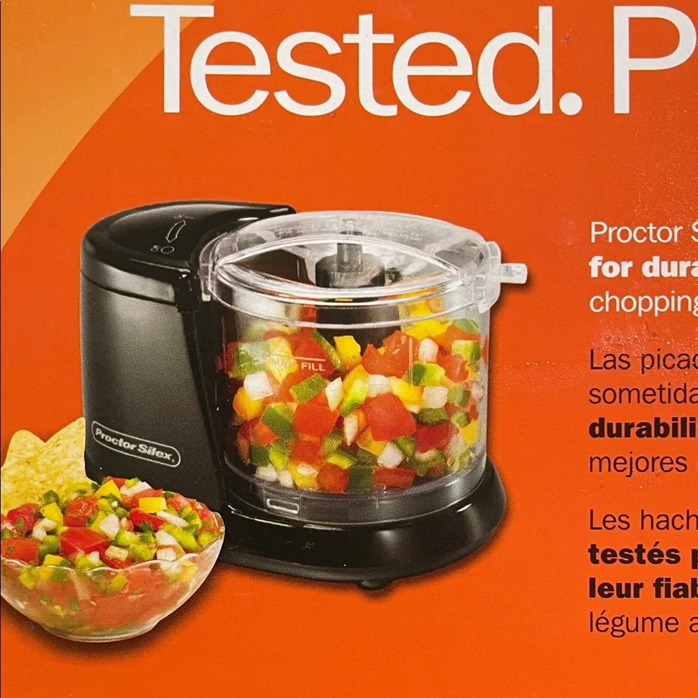 🥗 Proctor Silex Food Chopper 🥗 1.5 Cup capacity New In Box Dishwasher Safe
